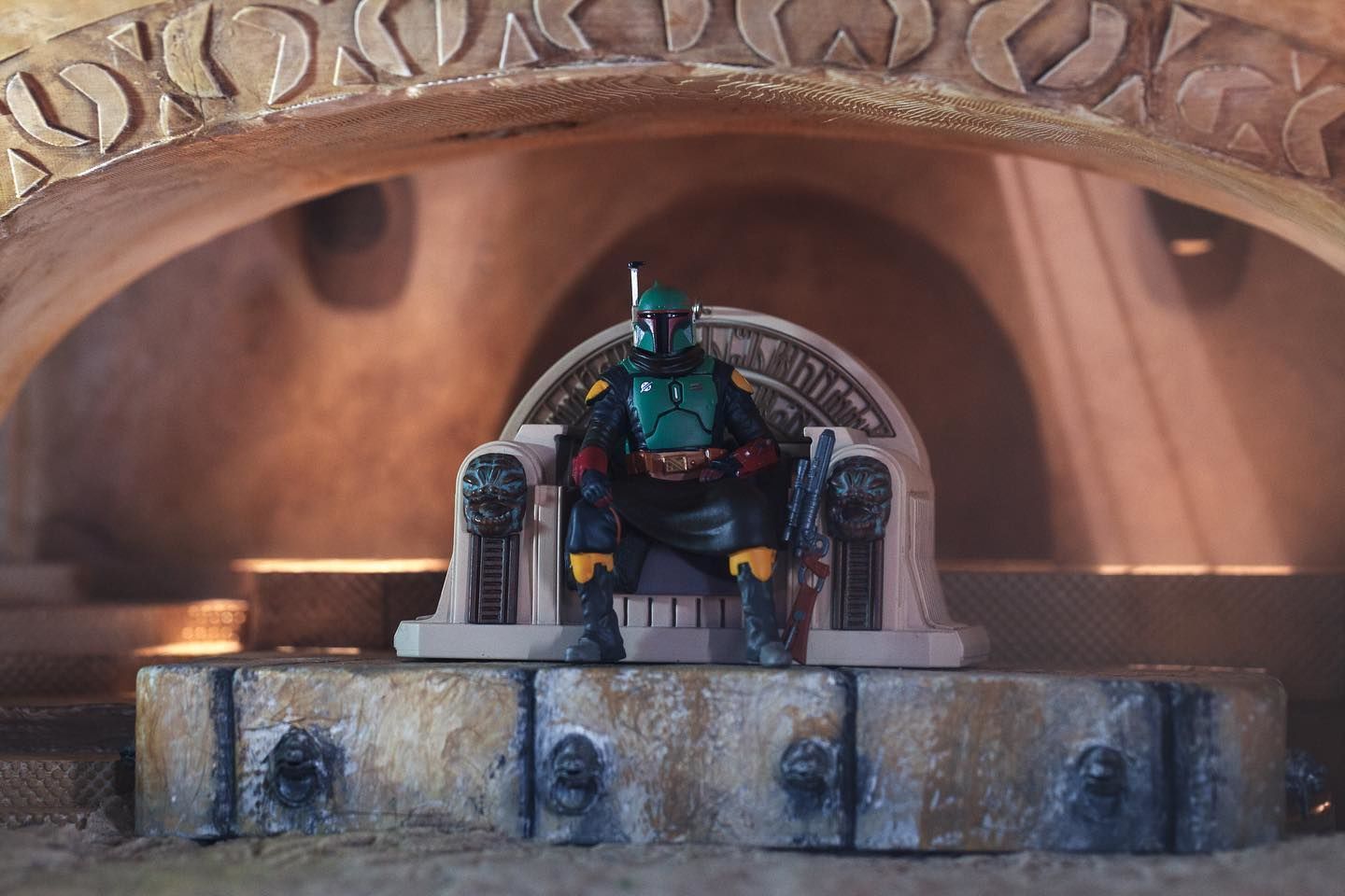 Jabbas Throne Room - Set 2- Throne Area  1-12 scale Blackseries  3D print model_33