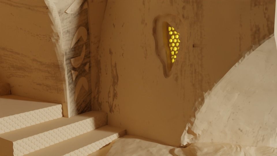 Jabbas Throne Room - Set 2- Throne Area  1-12 scale Blackseries  3D print model_6