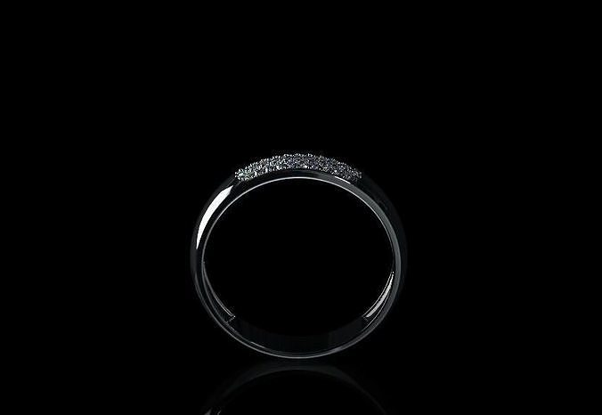 Ring 5 diamond 3D print model