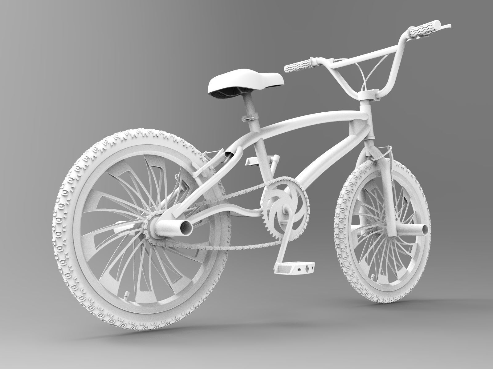 BMX Bike 3D model_3