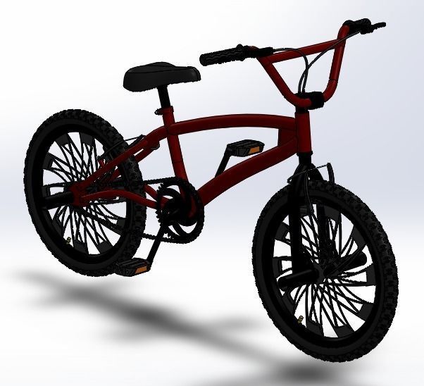 BMX Bike 3D model_32
