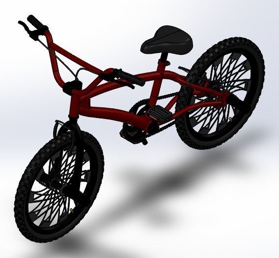 BMX Bike 3D model_33