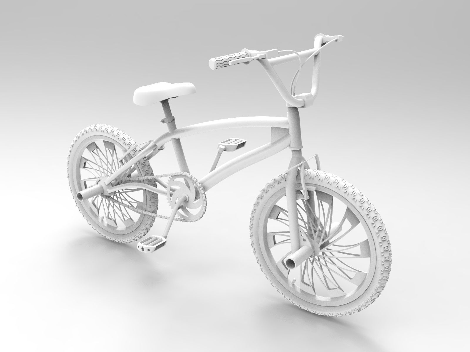 BMX Bike 3D model_1