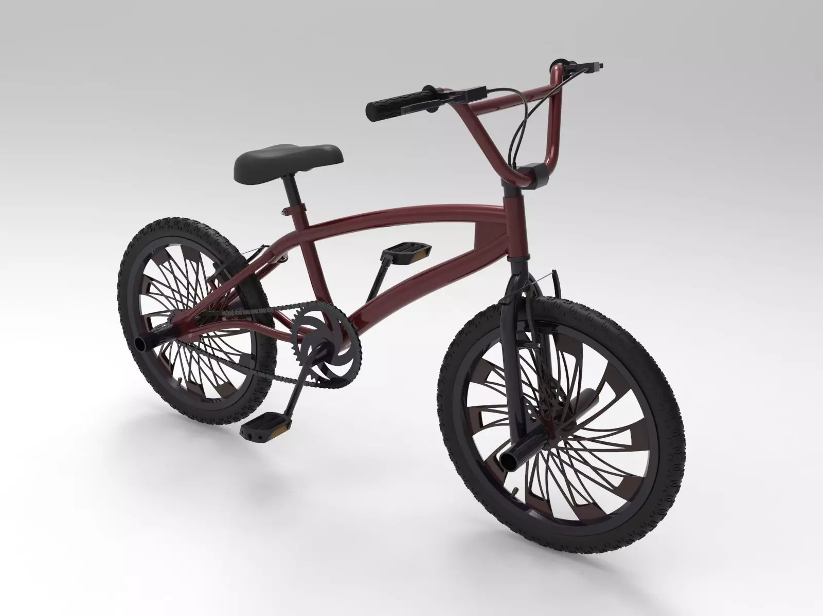 BMX Bike 3D model_0