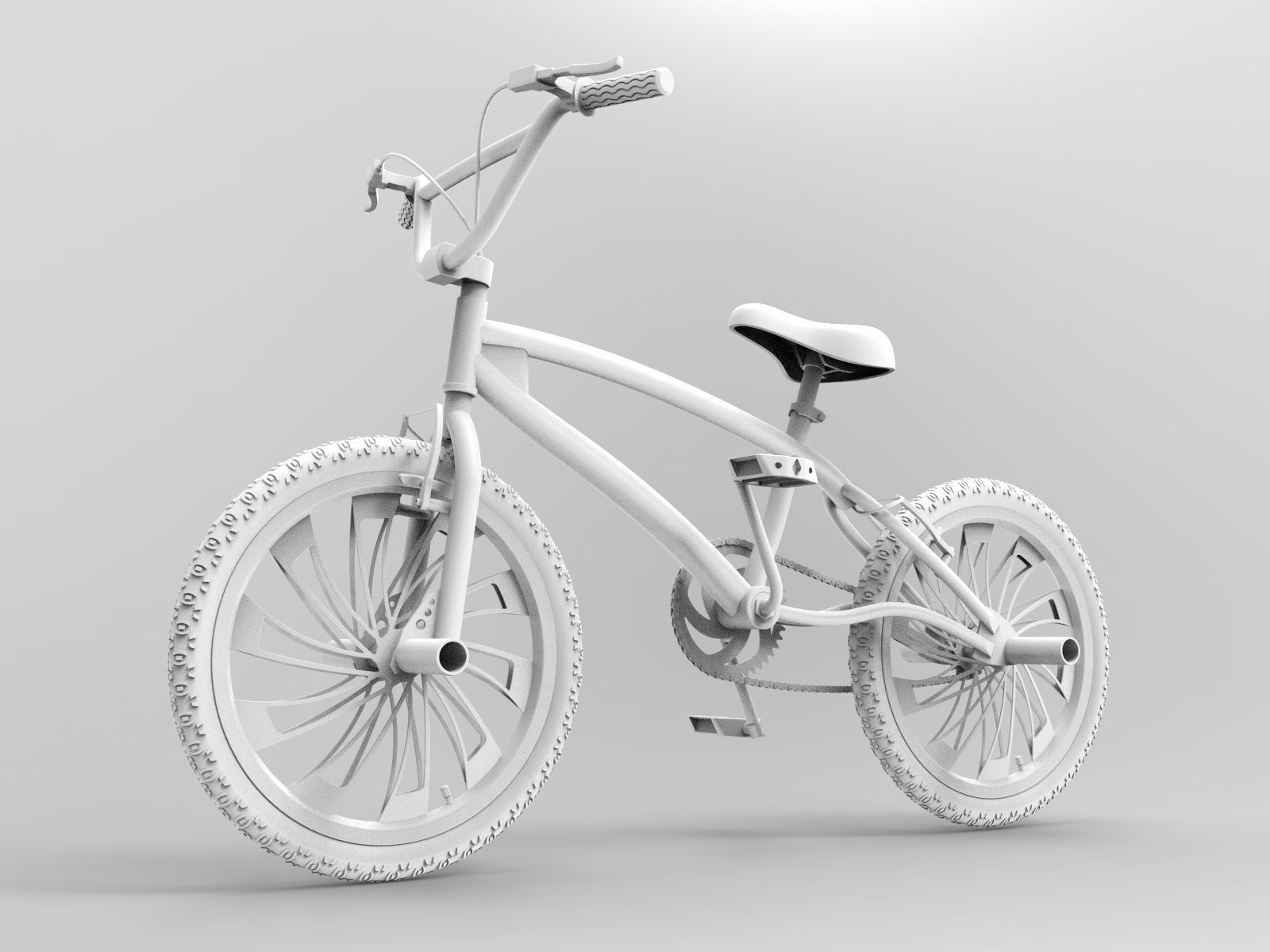 BMX Bike 3D model_5