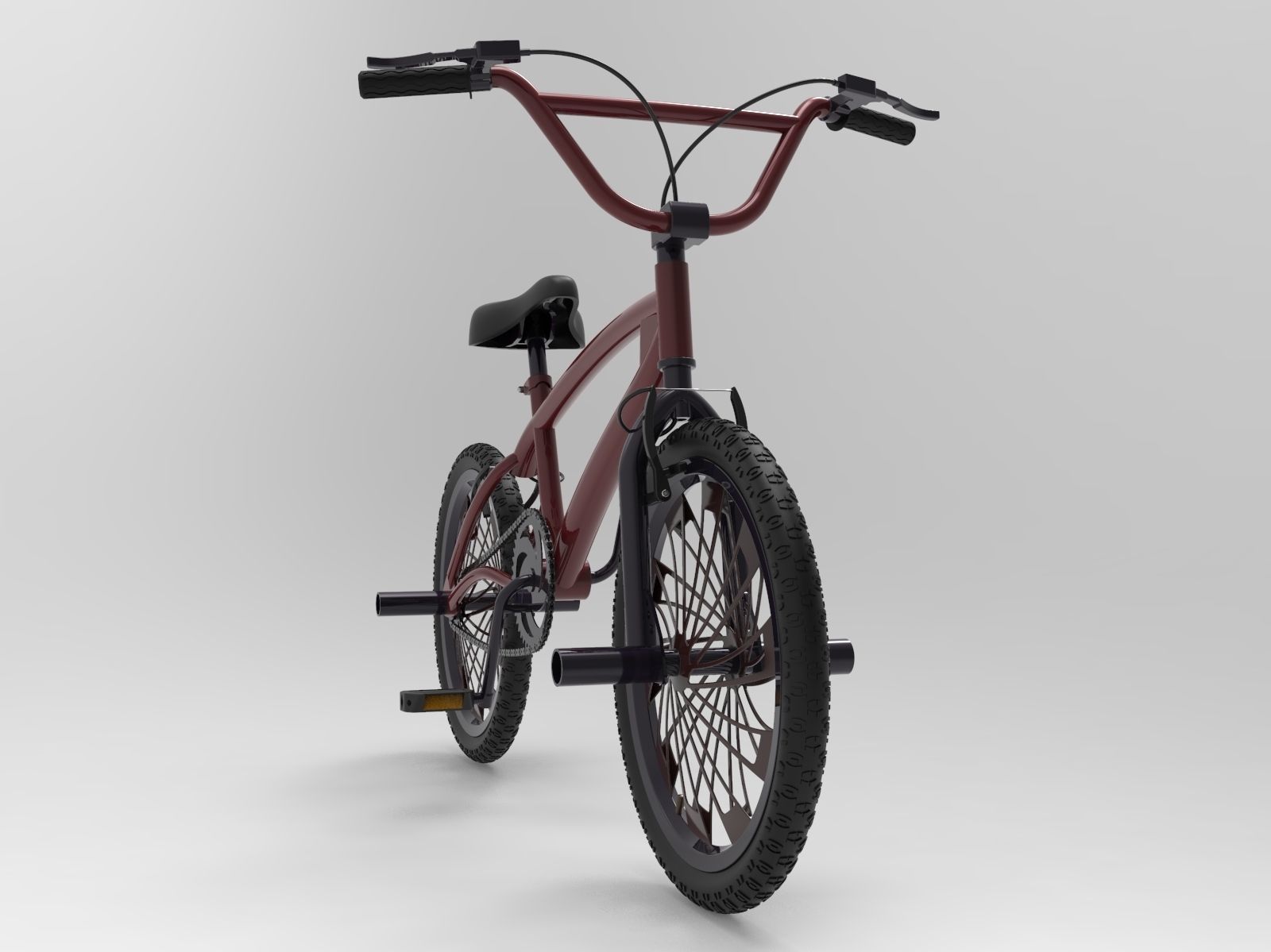 BMX Bike 3D model_8