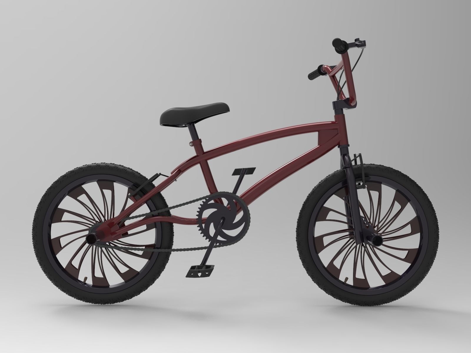 BMX Bike 3D model_12