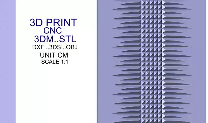 decorative engraved panel 009 for print and cnc  3D print model