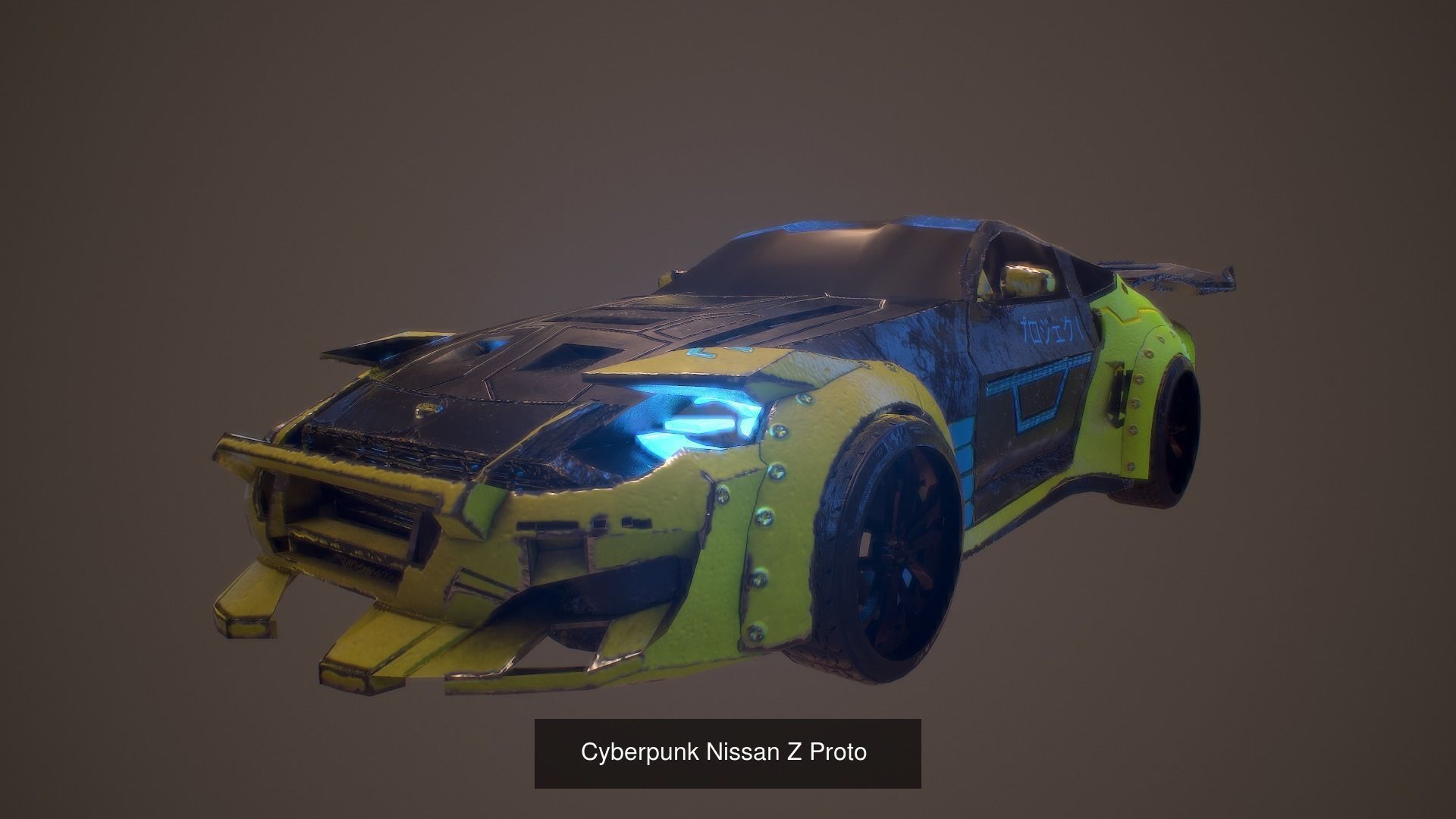 Cyperpunk Vehicle Set 1 3D Model Collection_5