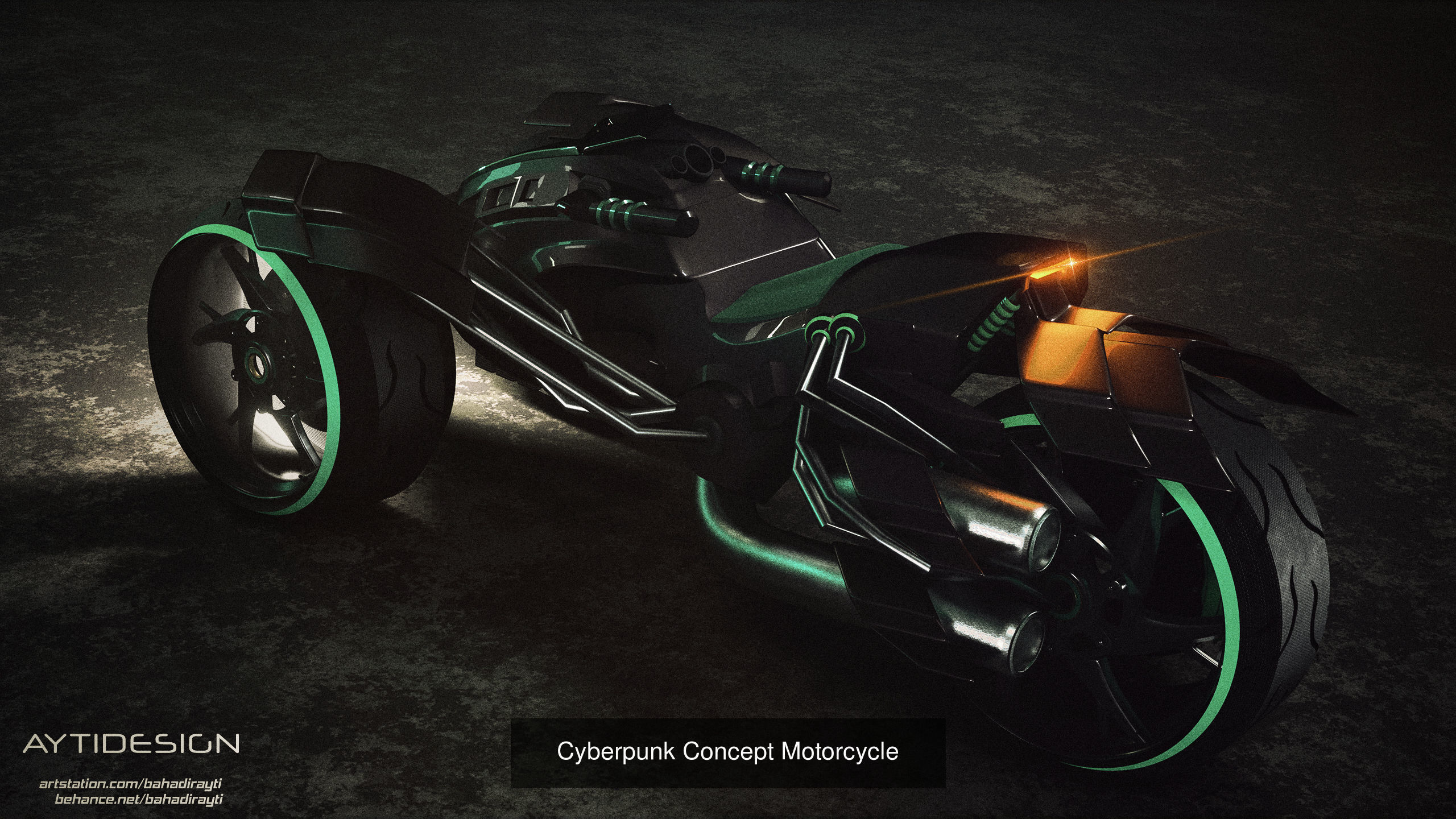Cyperpunk Vehicle Set 1 3D Model Collection_4