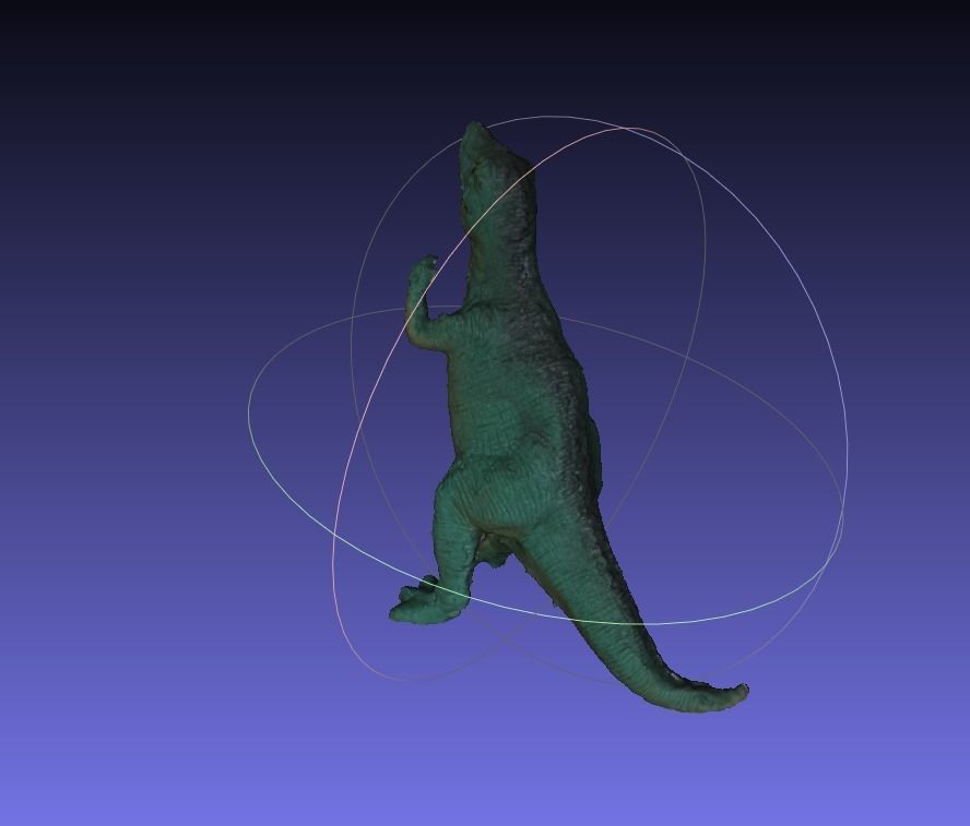 Tyrannosaurus rex toy Low-poly 3D model_1