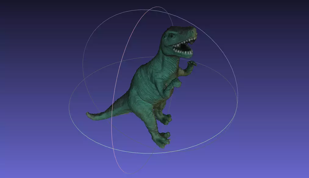 Tyrannosaurus rex toy Low-poly 3D model_0