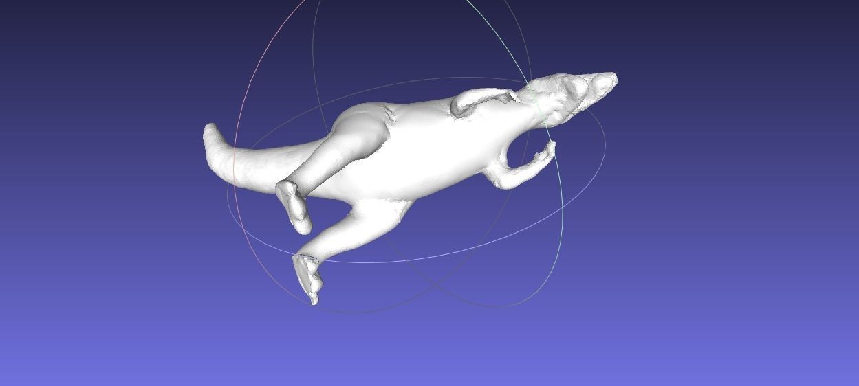 Tyrannosaurus rex toy Low-poly 3D model_5