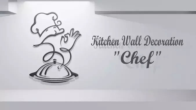 Kitchen Wall Decoration - Chef