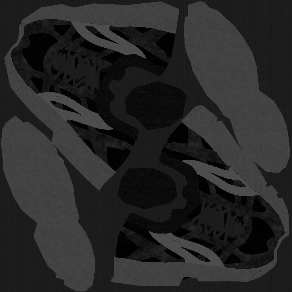 Cop Zombie Low-poly 3D model_30