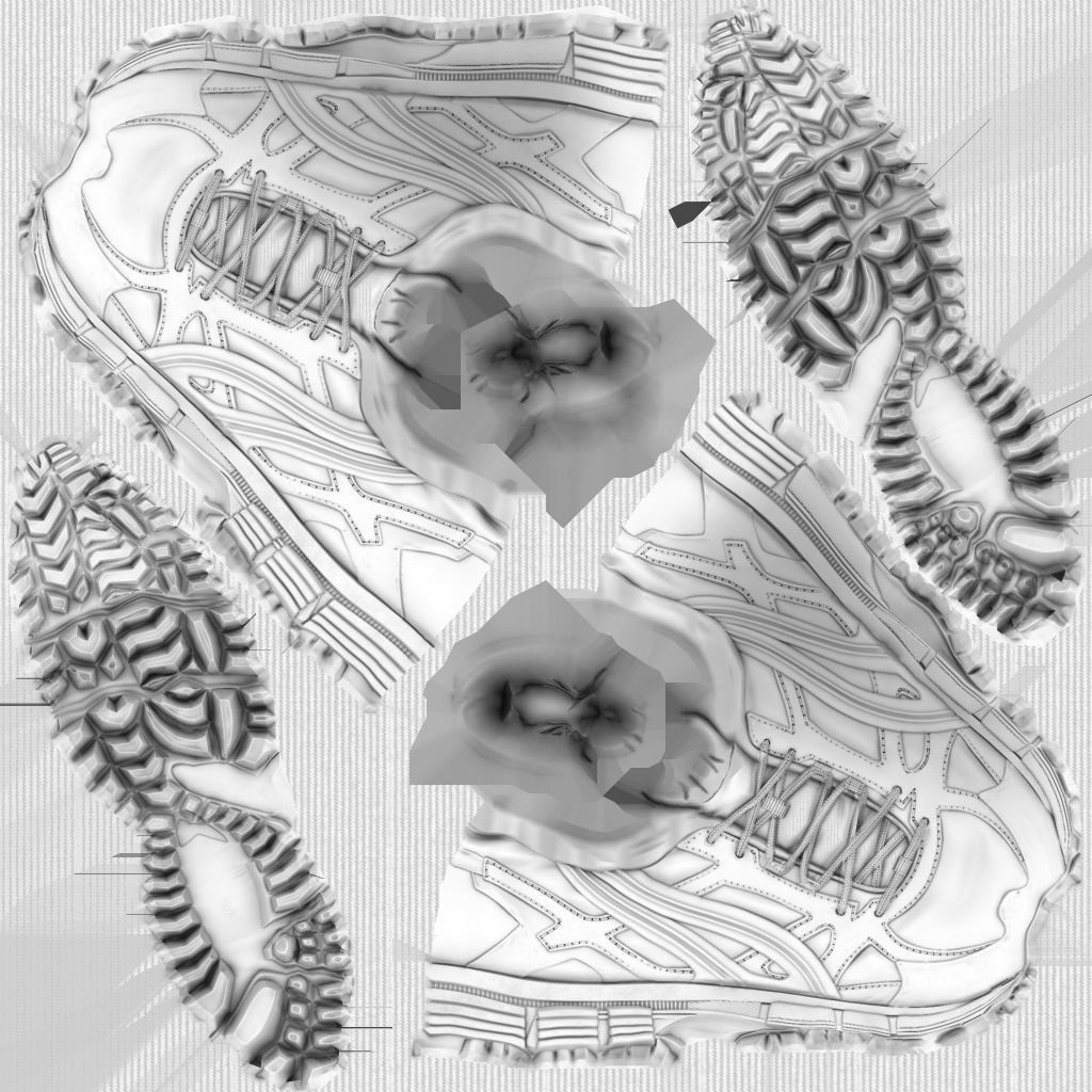 Cop Zombie Low-poly 3D model_27