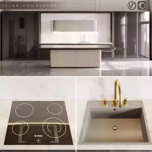 Kitchen SELVA Philosophy 3D model