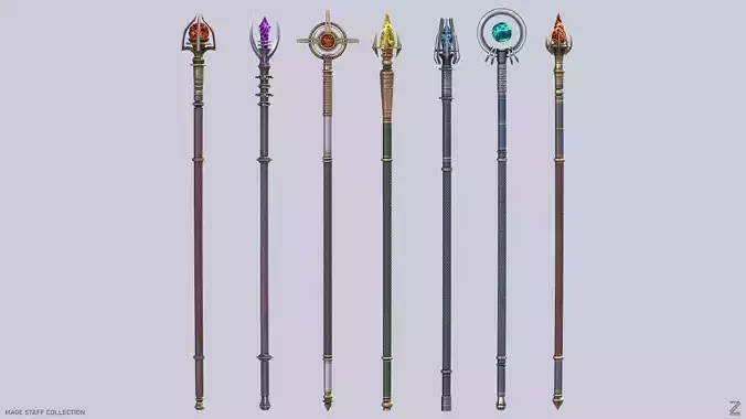 Mage staff collection  Mage staff collection
