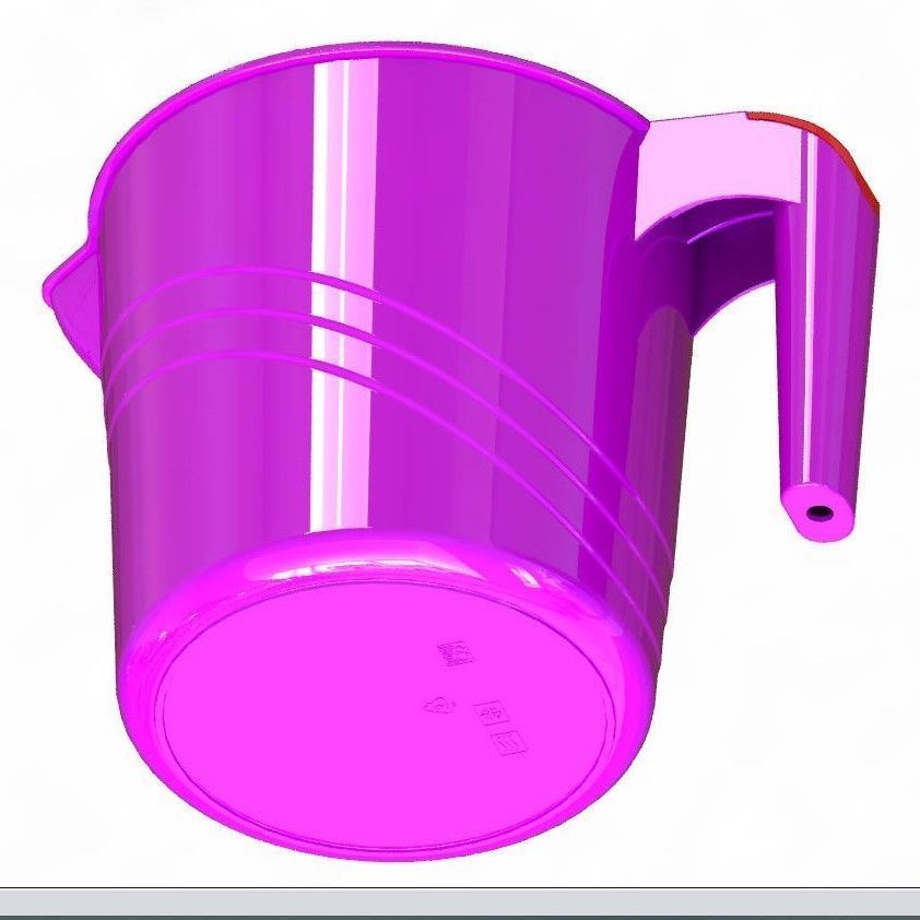 plastic stoup  3D print model_1
