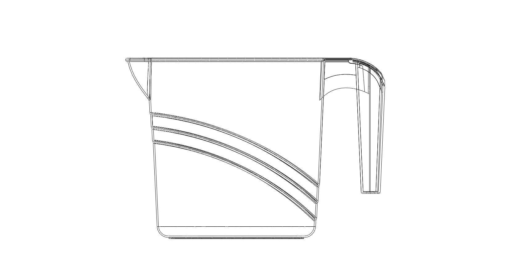 plastic stoup  3D print model_5