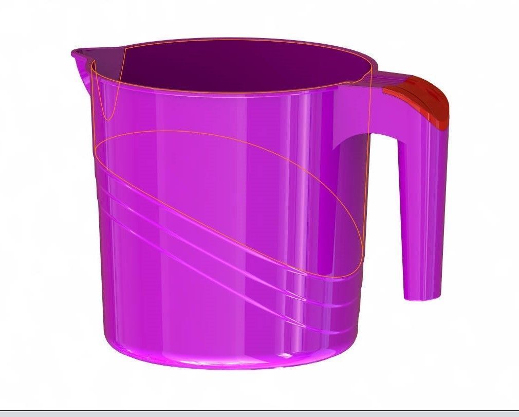 plastic stoup  3D print model_2