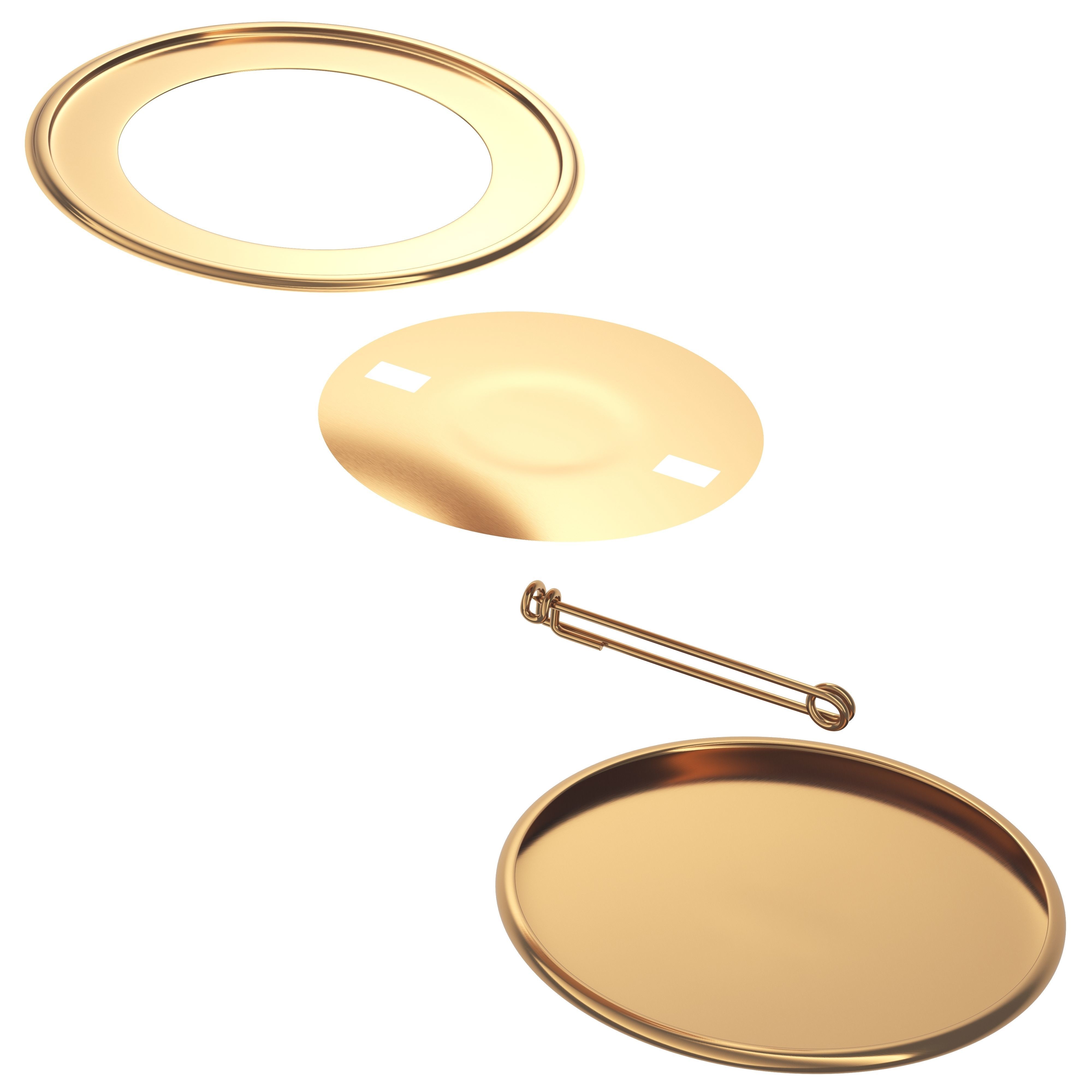 3d model  Button Pins  3D model_3