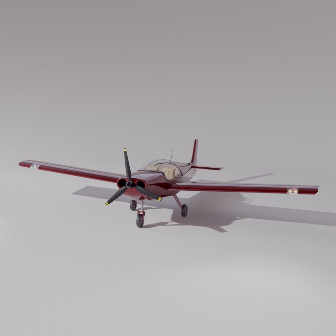 Light Sport Aircraft Zenith CH 650 3D model_3