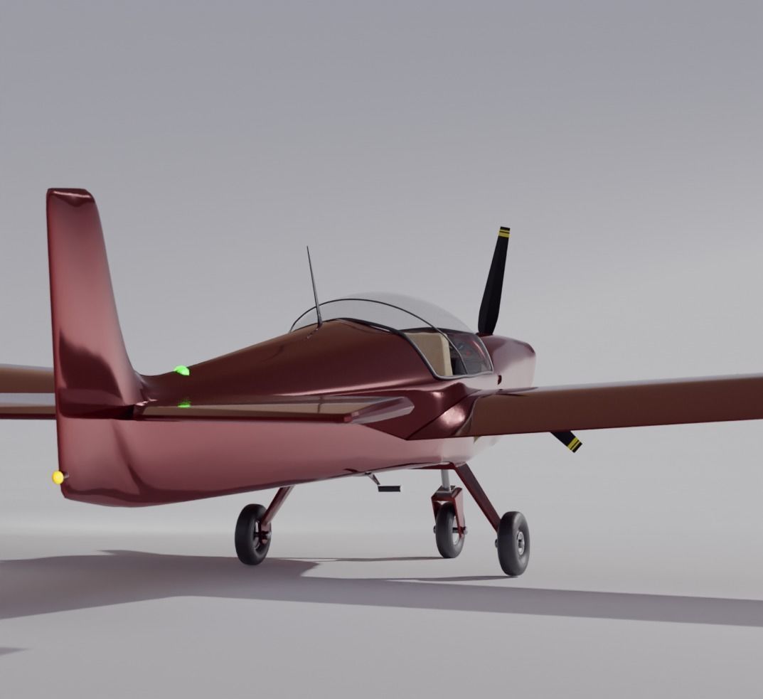 Light Sport Aircraft Zenith CH 650 3D model_2
