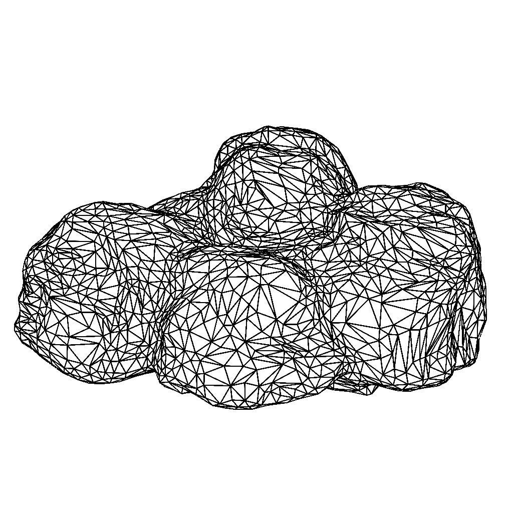 Low poly Gray Boulder Beach Rock Collection 210106 Low-poly 3D model_30