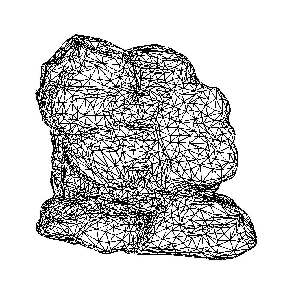 Low poly Gray Boulder Beach Rock Collection 210106 Low-poly 3D model_45