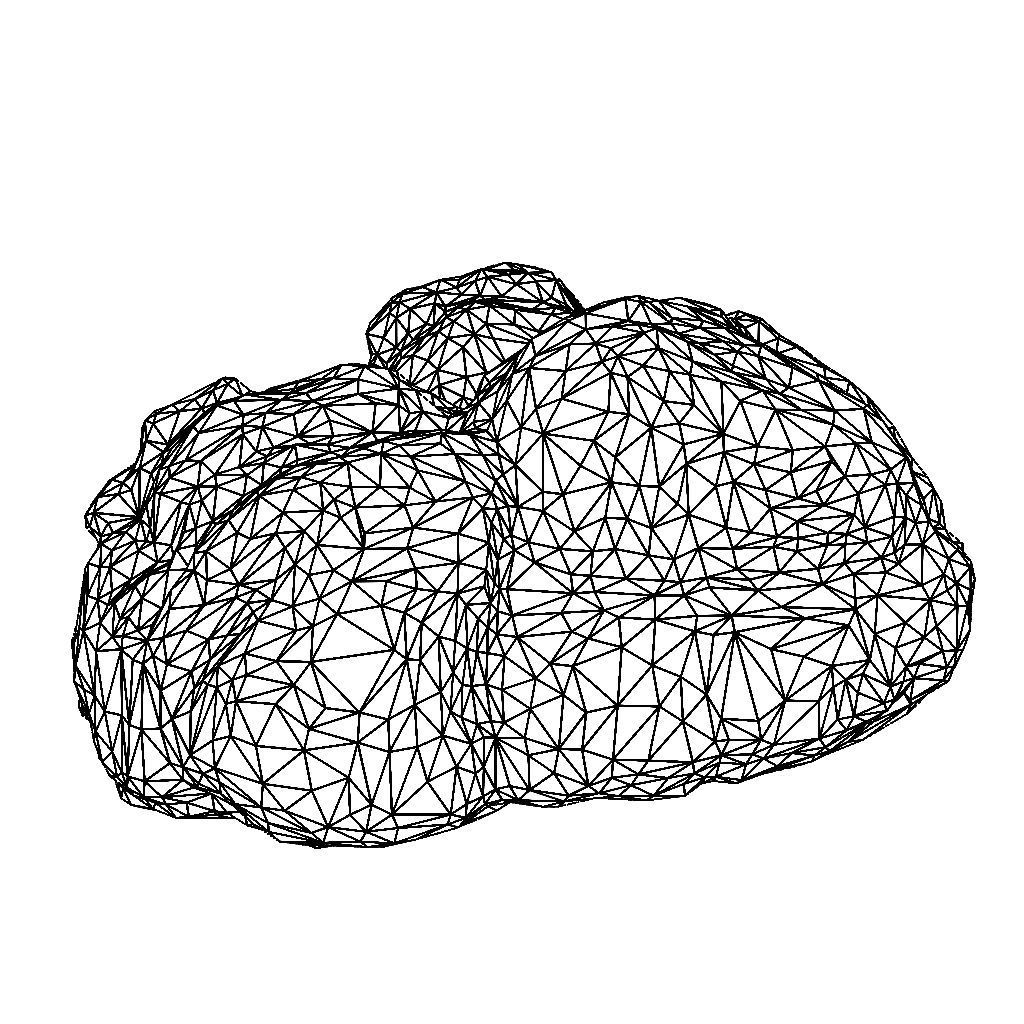 Low poly Gray Boulder Beach Rock Collection 210106 Low-poly 3D model_25