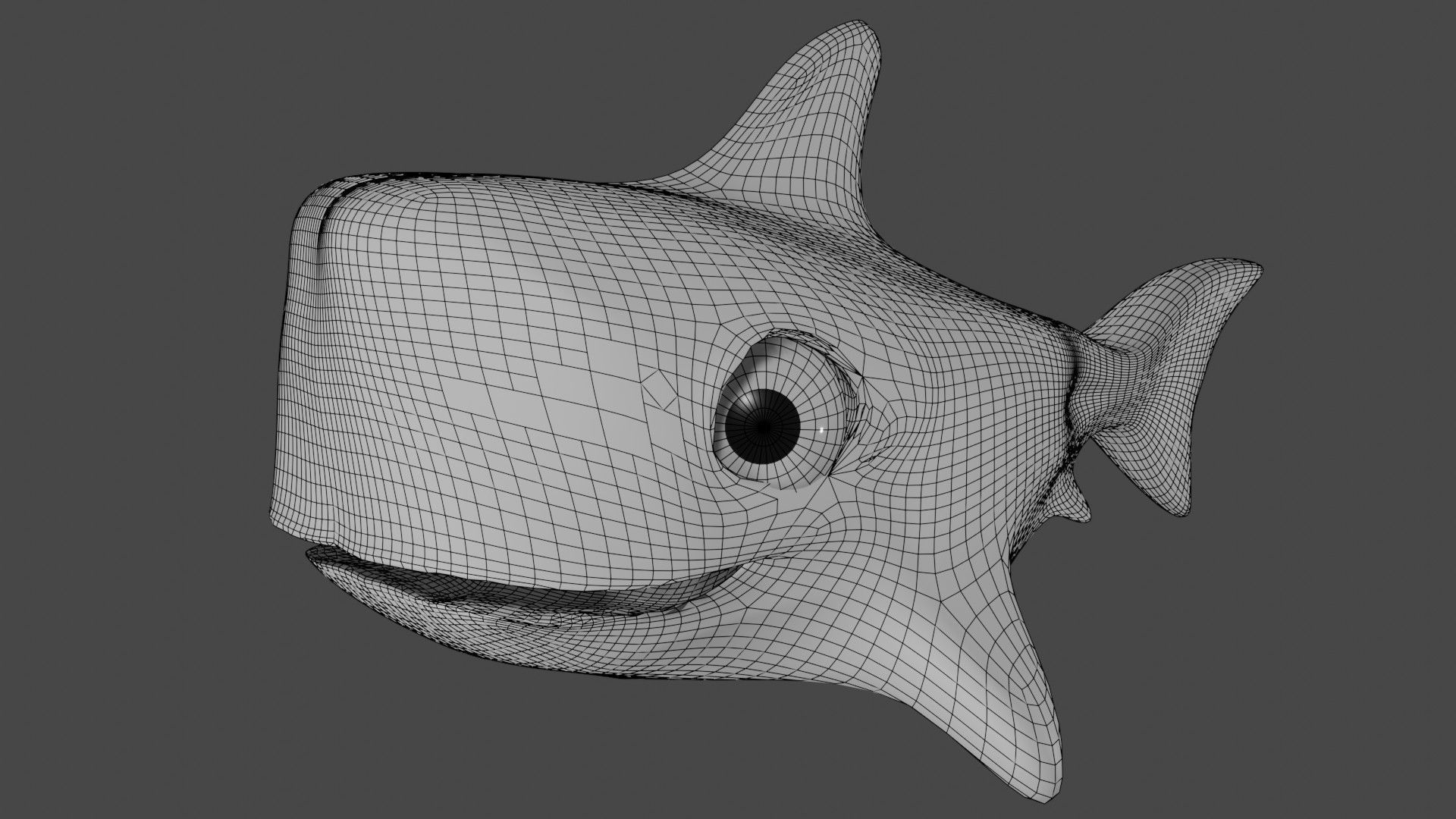 Fish Cartoon - Dio 3D model_5
