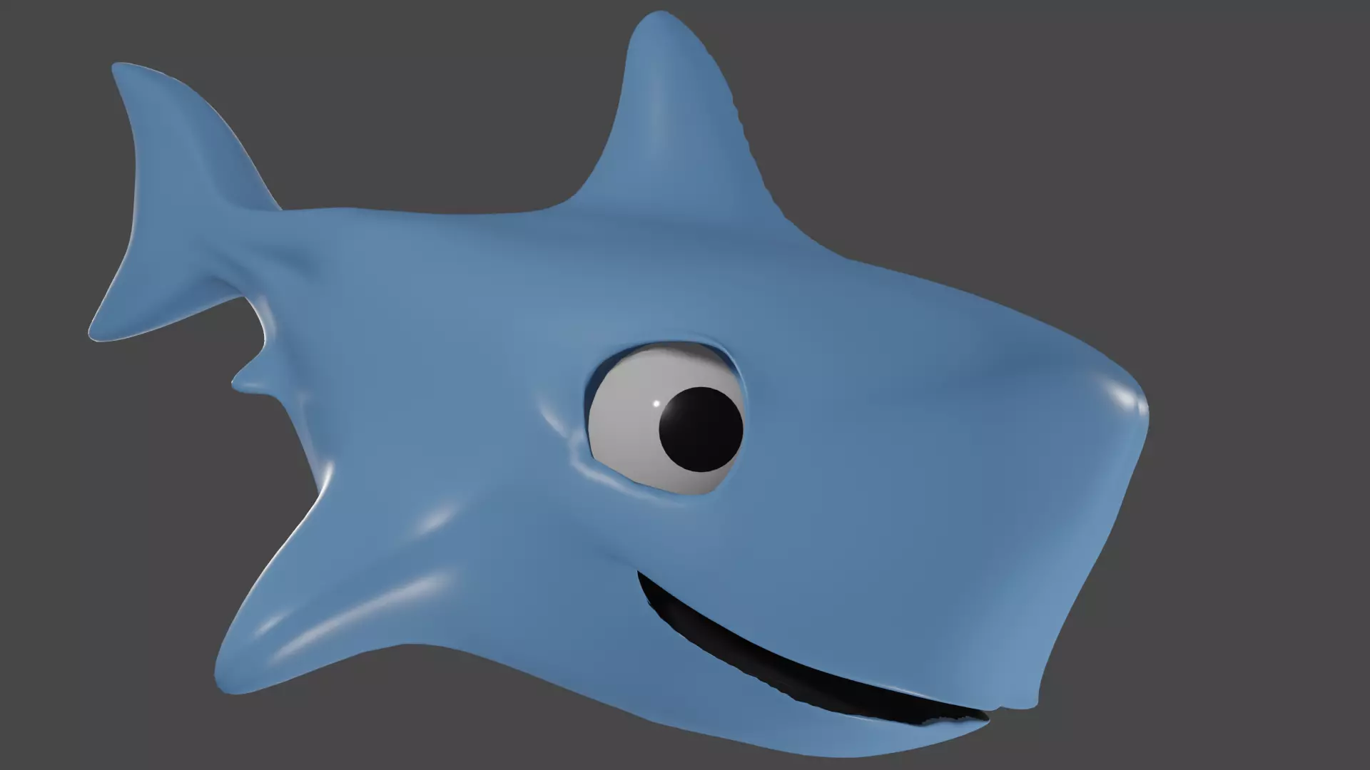 Fish Cartoon - Dio 3D model_0