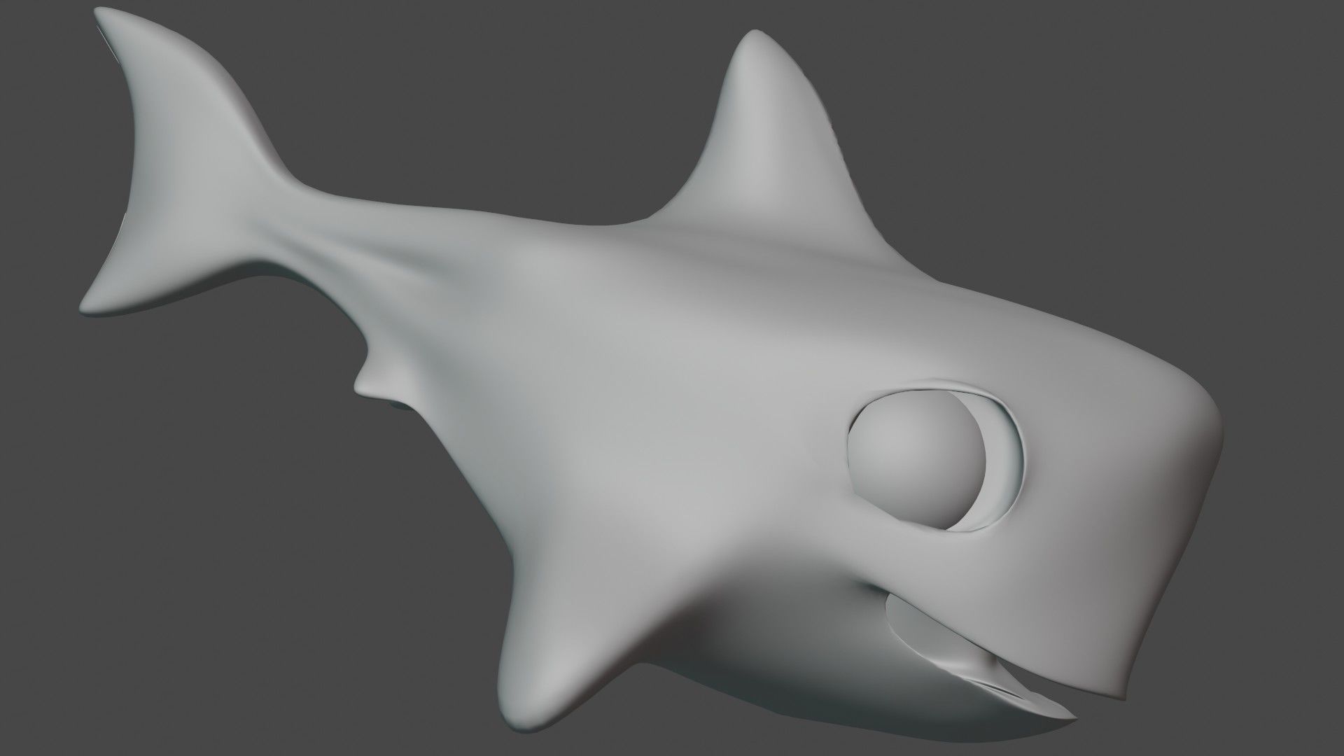 Fish Cartoon - Dio 3D model_1