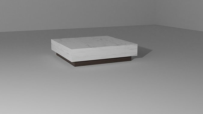 3D model table coffee with marble top VR / AR / low-poly | CGTrader