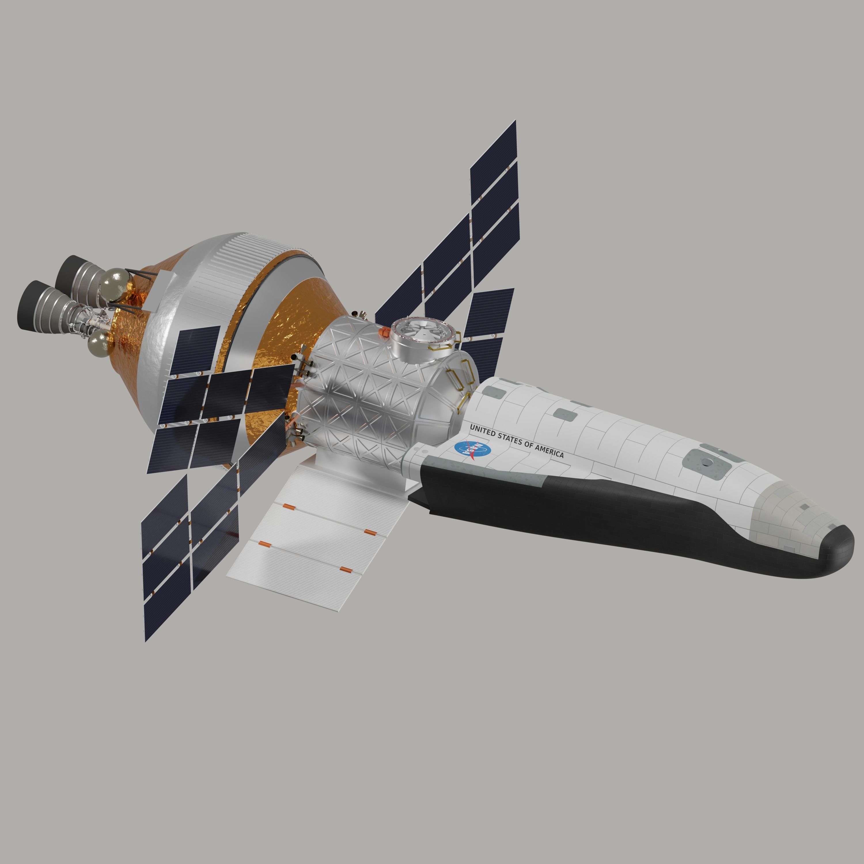 Lockheed Martin Crew Exploration Vehicle 3D model_1