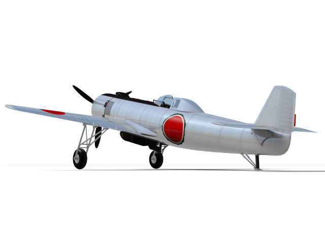 Nakajima Ki-115 Tsurugi 3D model_4
