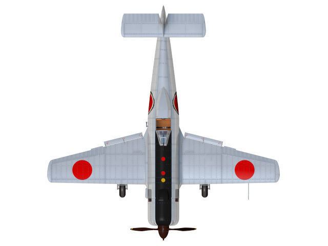 Nakajima Ki-115 Tsurugi 3D model_6