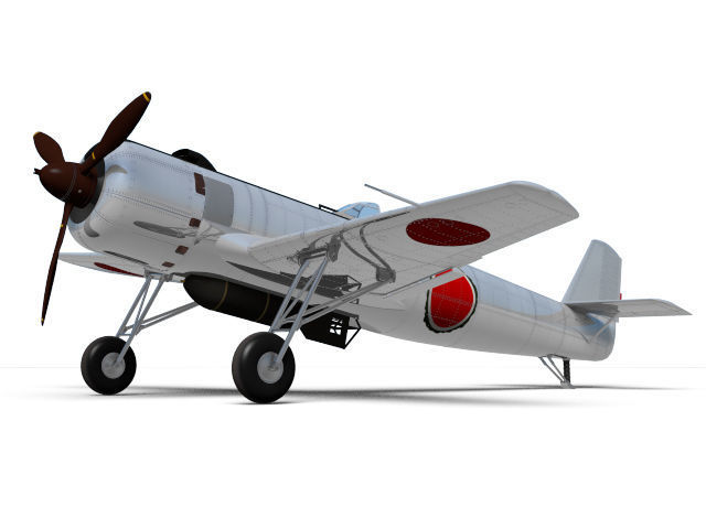 Nakajima Ki-115 Tsurugi 3D model_3