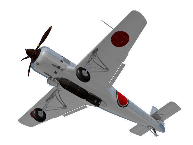 Nakajima Ki-115 Tsurugi 3D model_1