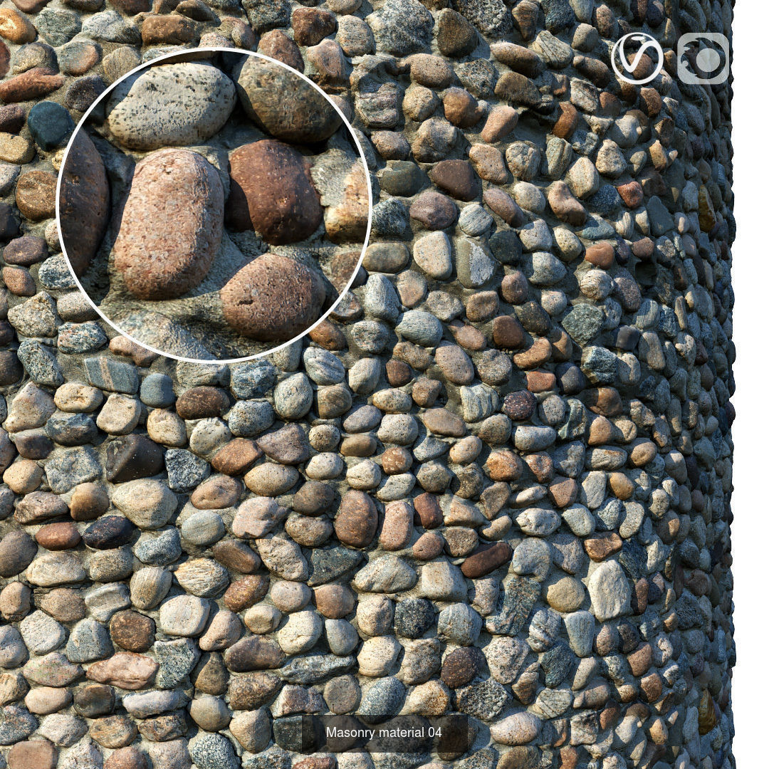 Realistic Masonry materials 3D Model Collection_7