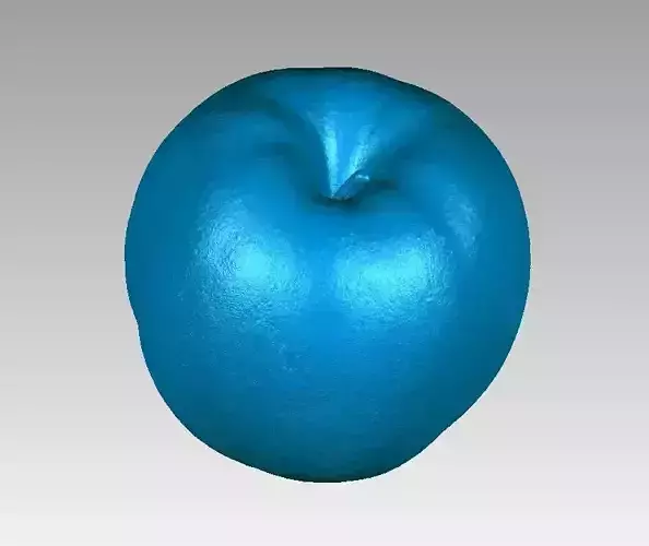 Real Apple Fruit High Detail 3D Scan