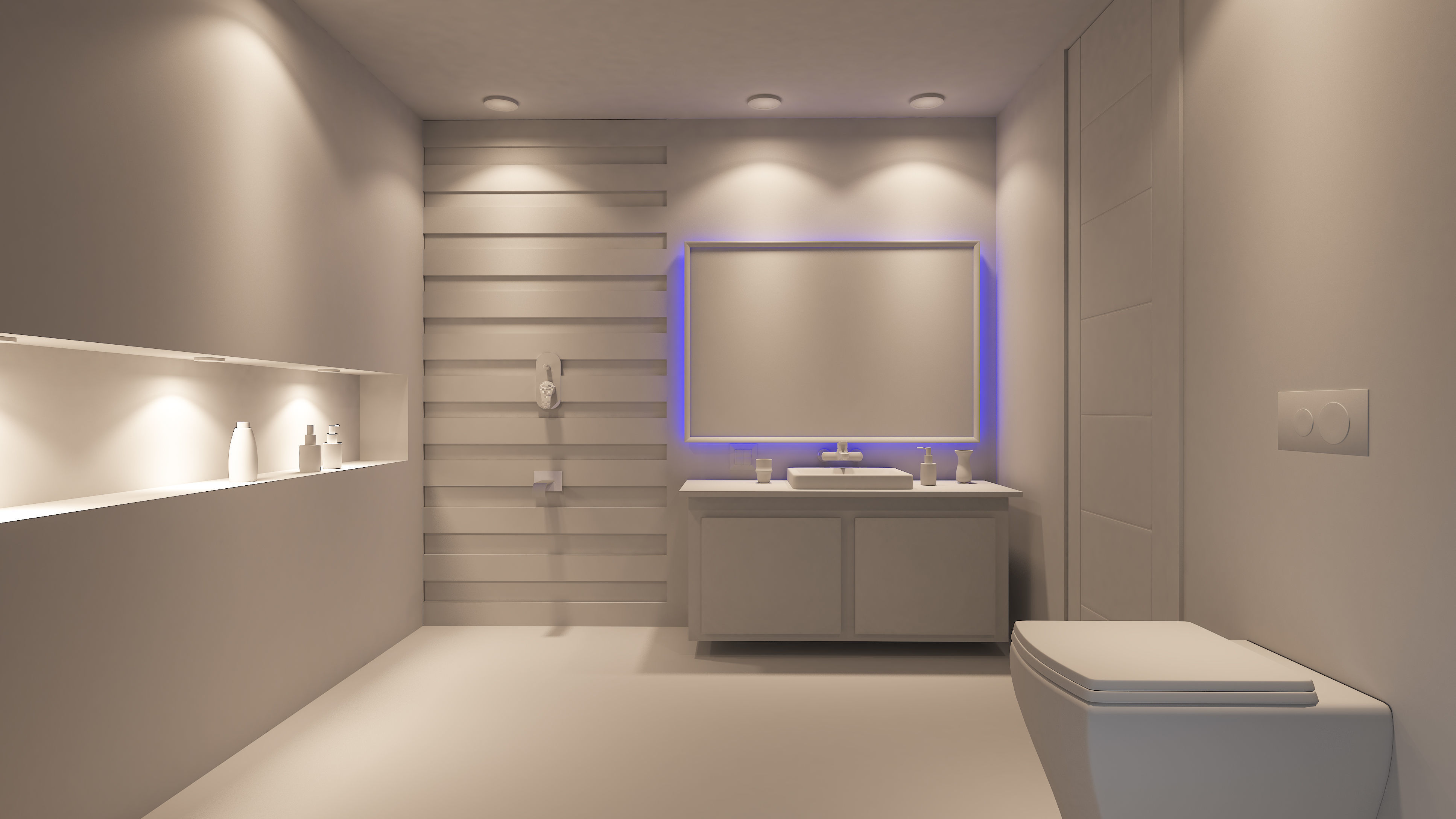 Bathroom Interior  3D model_1