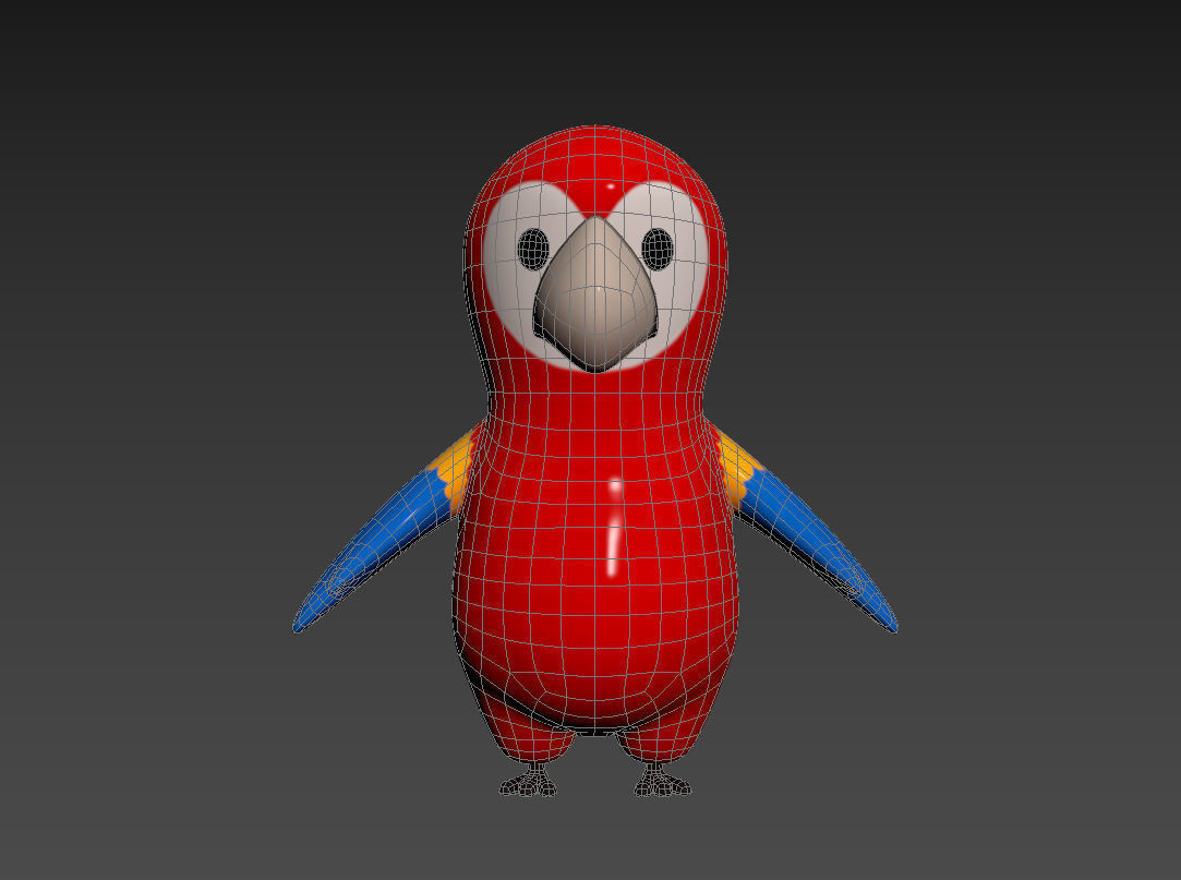 Character066 Parrot 3D model_14