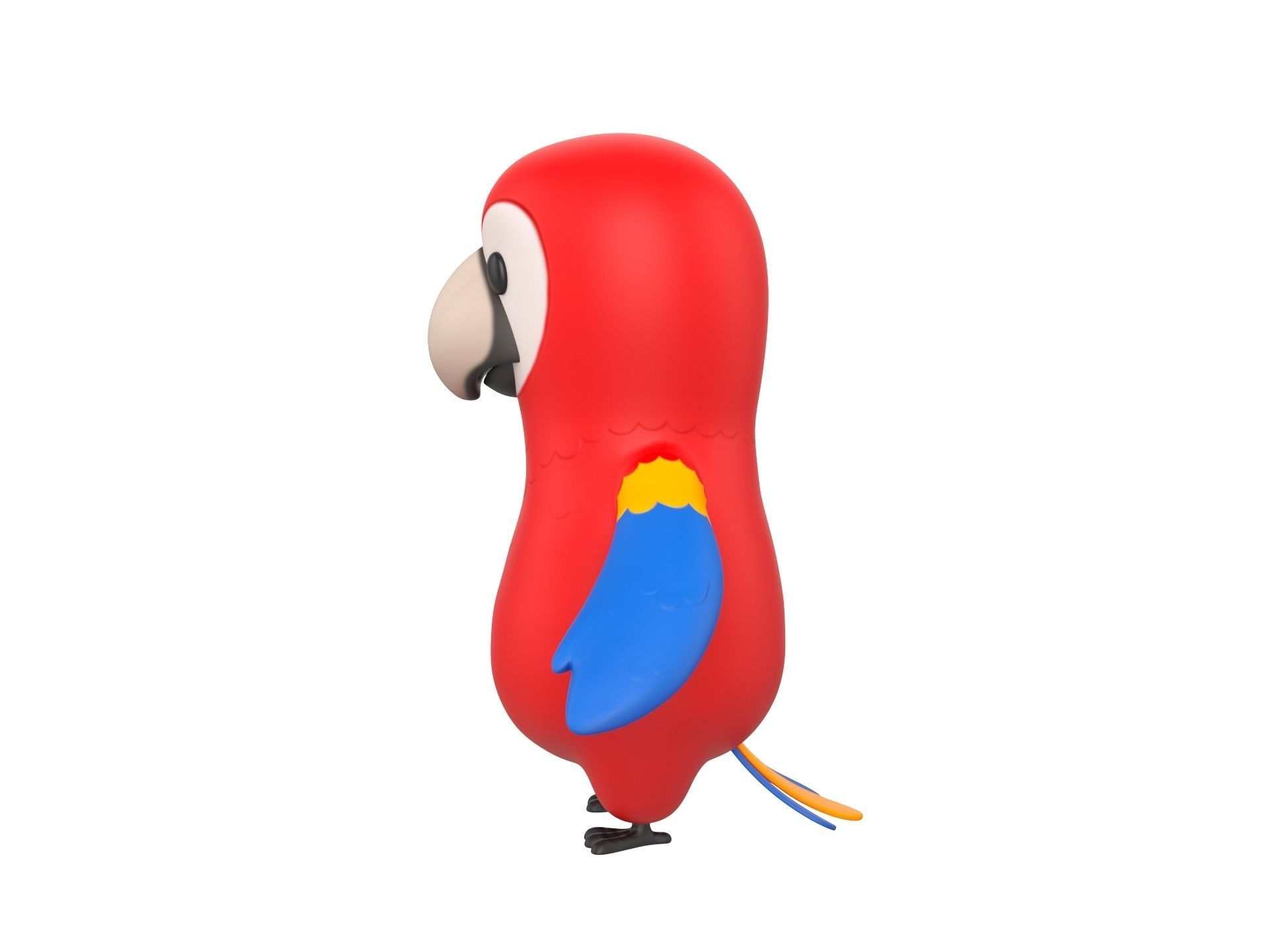 Character066 Parrot 3D model_7