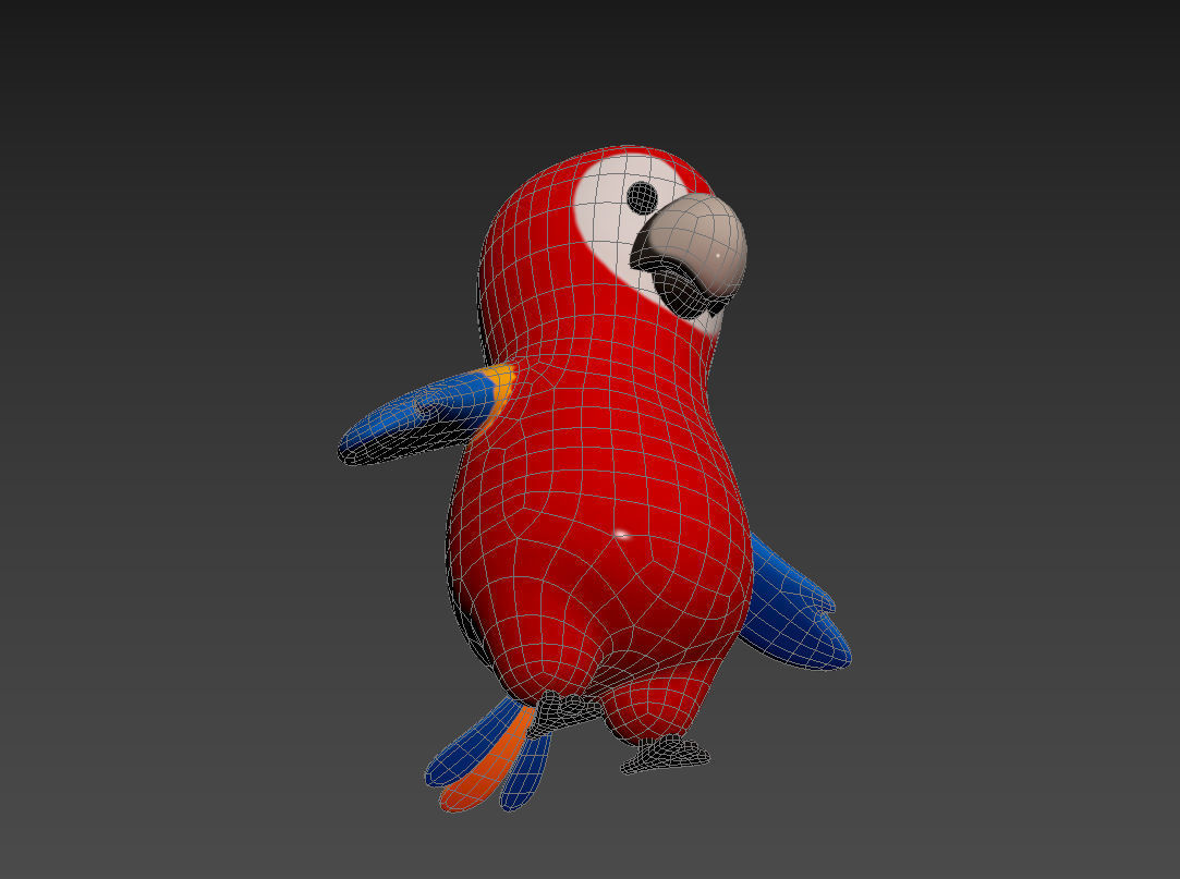 Character066 Parrot 3D model_15