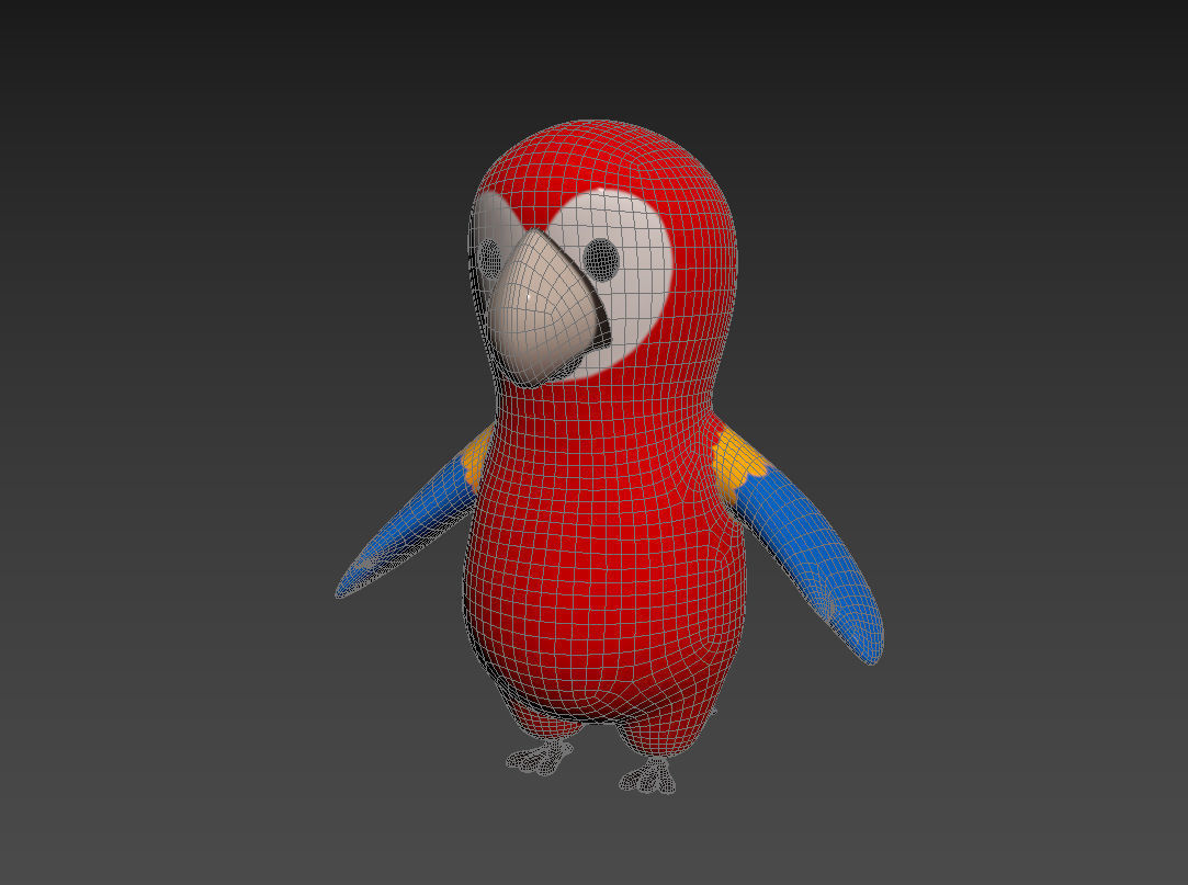 Character066 Parrot 3D model_13