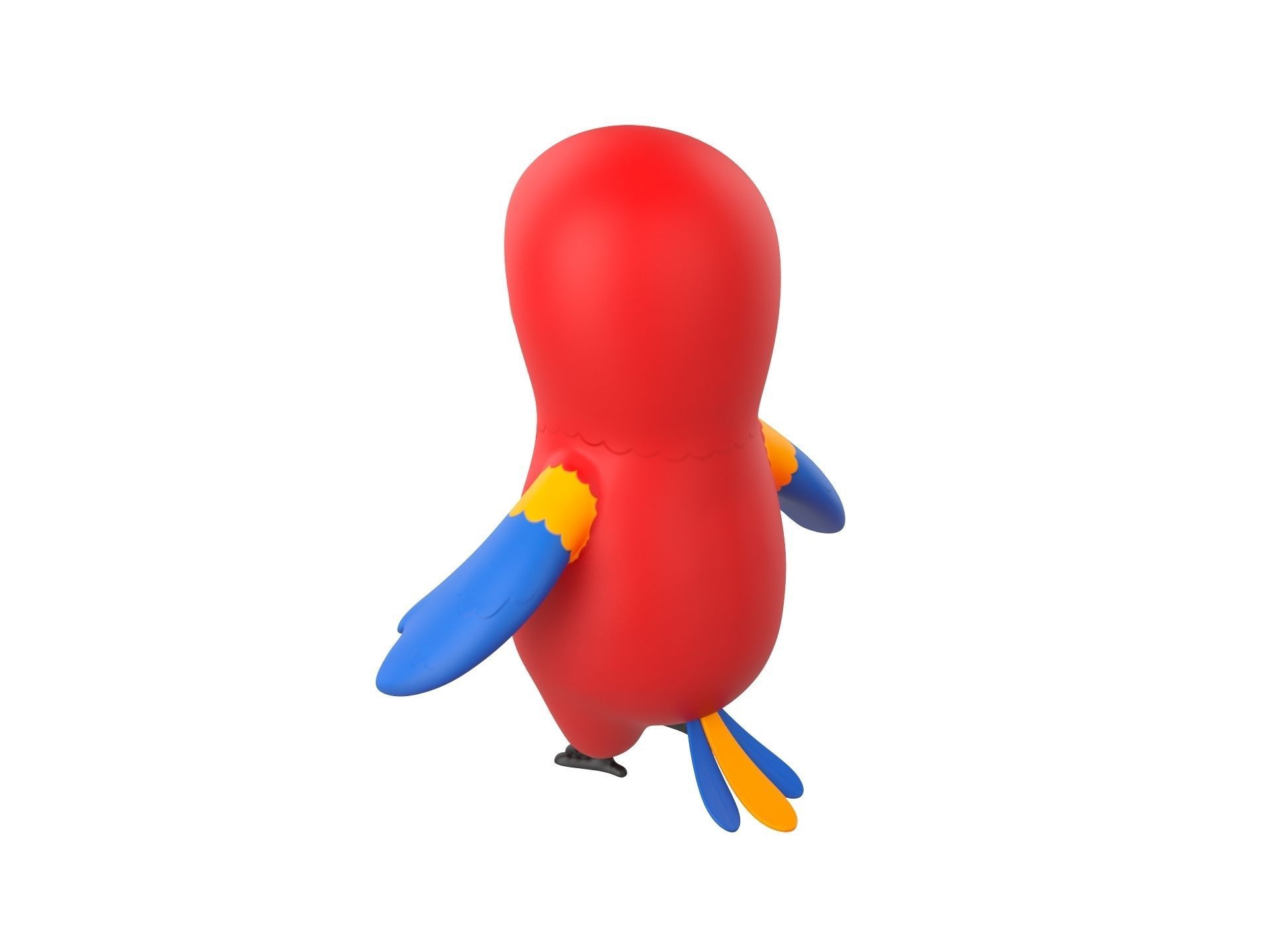Character066 Parrot 3D model_6