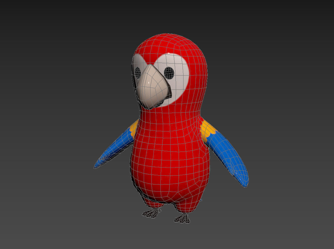 Character066 Parrot 3D model_12