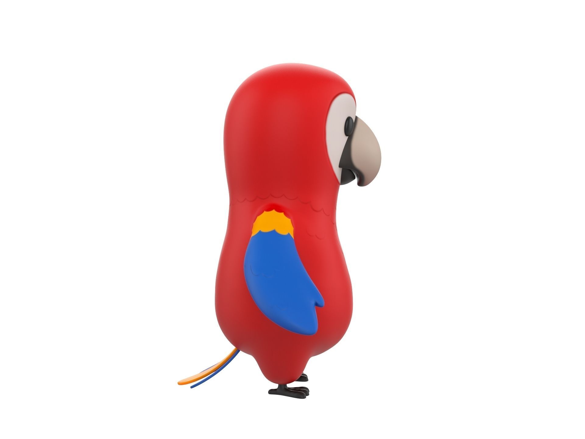 Character066 Parrot 3D model_3